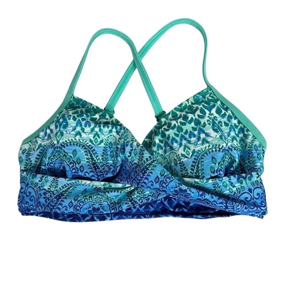 Athleta Womens Bombay Twist Bikini Top size 32B/C